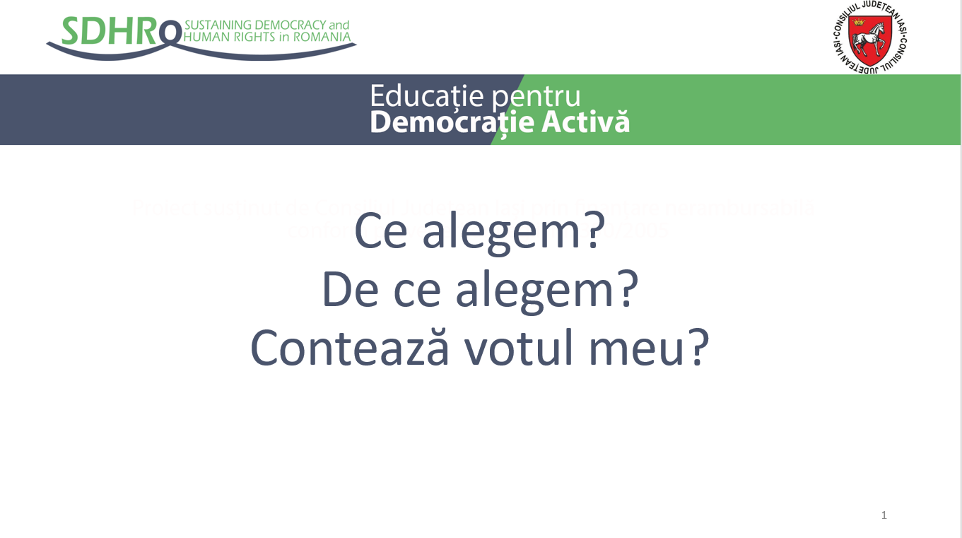 Asociația RIO3 a început campania de informare online din cadrul proiectului „Educație pentru Democrație Activă”